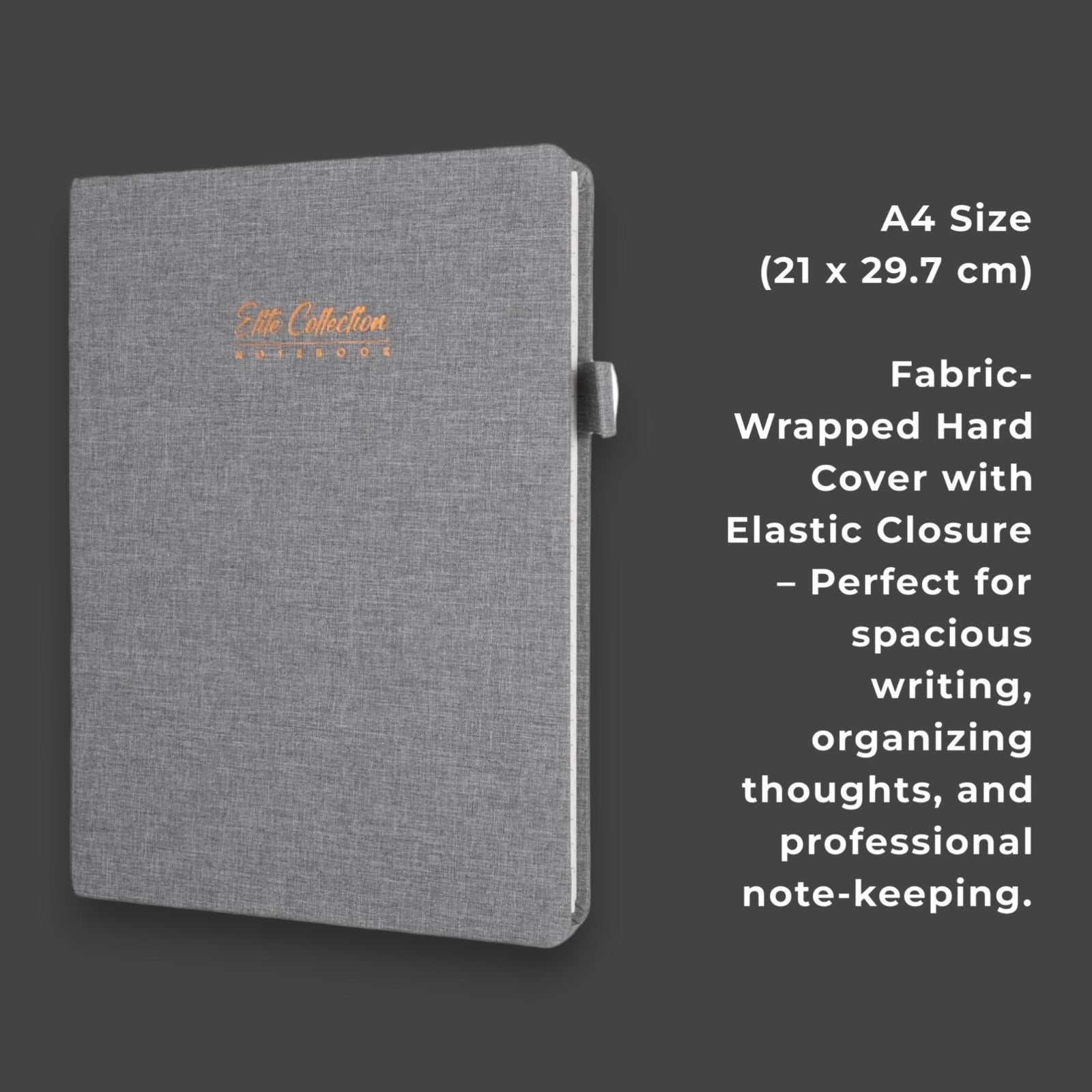 Pragya Classic Diary Notebook | Canvas Finish Hard Cover | 192 Pages | 80 GSM Natural Shade Paper