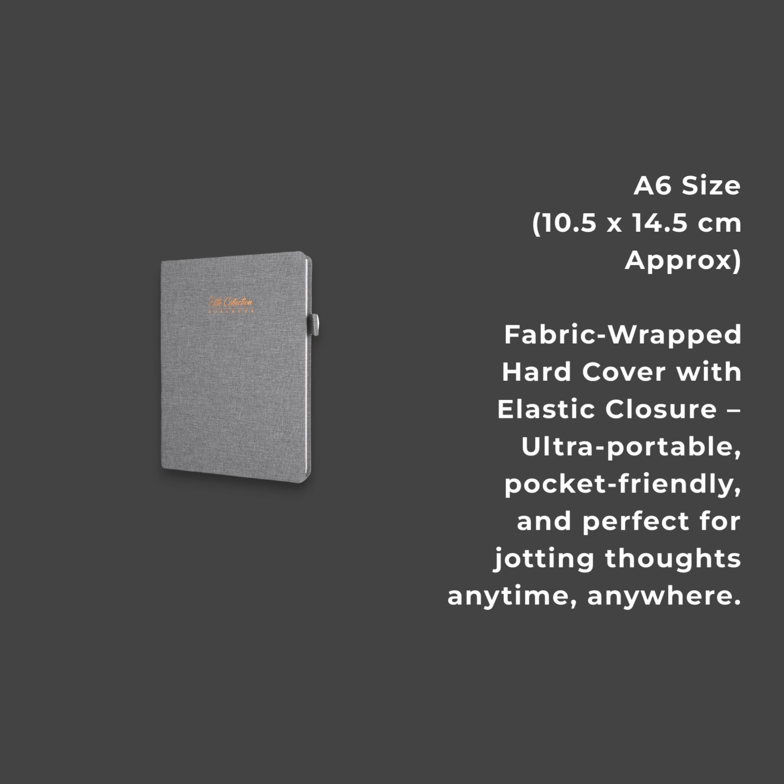 Pragya Classic Diary Notebook | Canvas Finish Hard Cover | 192 Pages | 80 GSM Natural Shade Paper