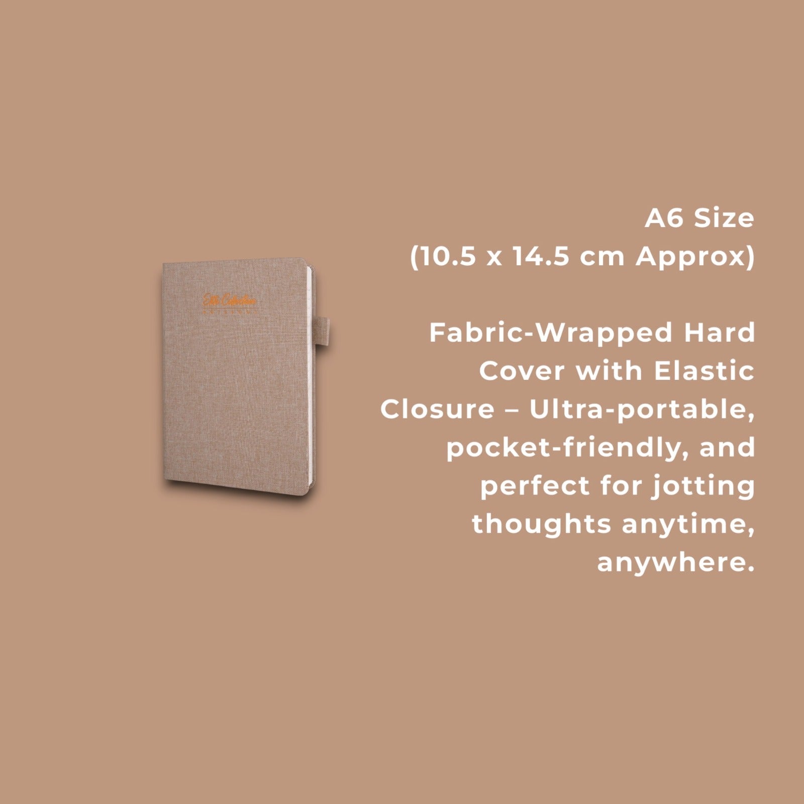 Pragya Classic Diary Notebook | Canvas Finish Hard Cover | 192 Pages | 80 GSM Natural Shade Paper