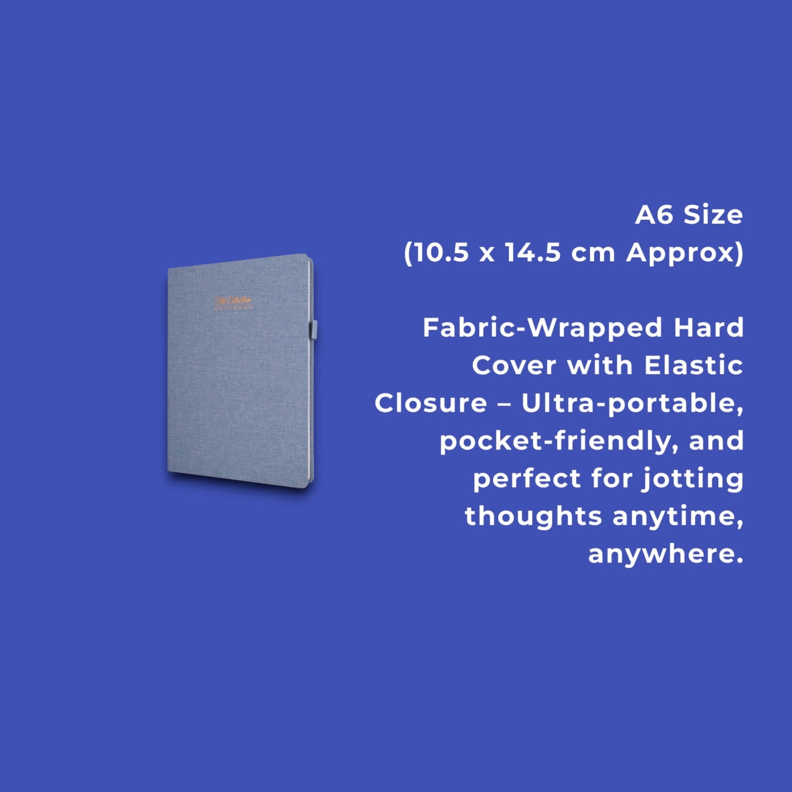 Pragya Classic Diary Notebook | Canvas Finish Hard Cover | 192 Pages | 80 GSM Natural Shade Paper