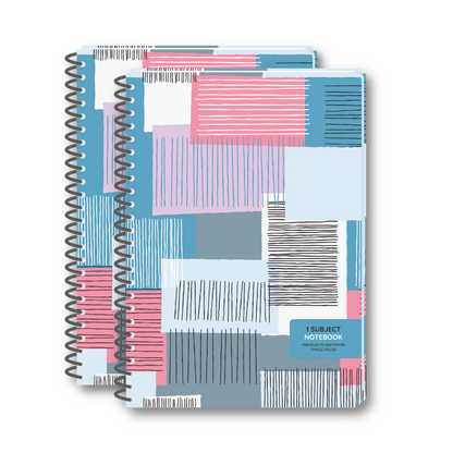 Pragya 1-Subject B5 Notebook (200 Pages, Ruled) Hard Case Cover  |  Pack of 2