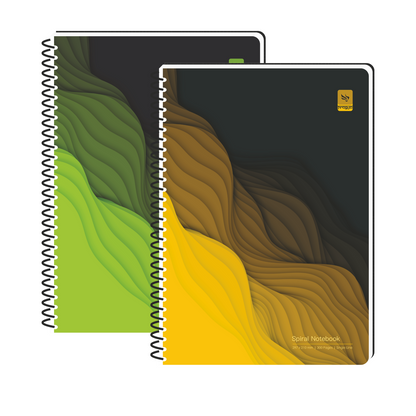 Pragya A4 Spiral Notebook (29.7x21 cm, 300 Pages, Single Line Ruled, 57-60 GSM) Plain Pages
