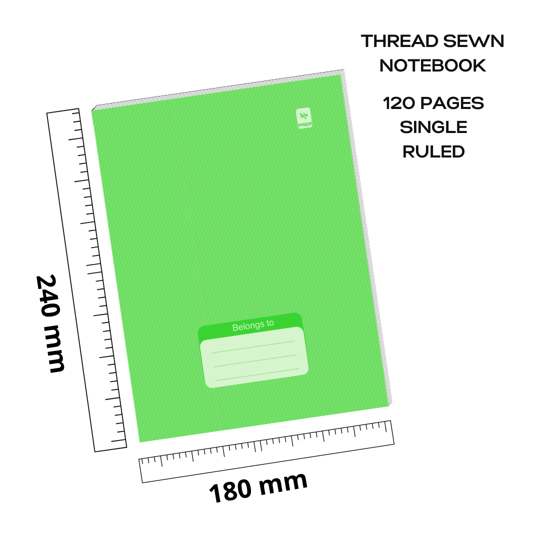 thread sewn notebook