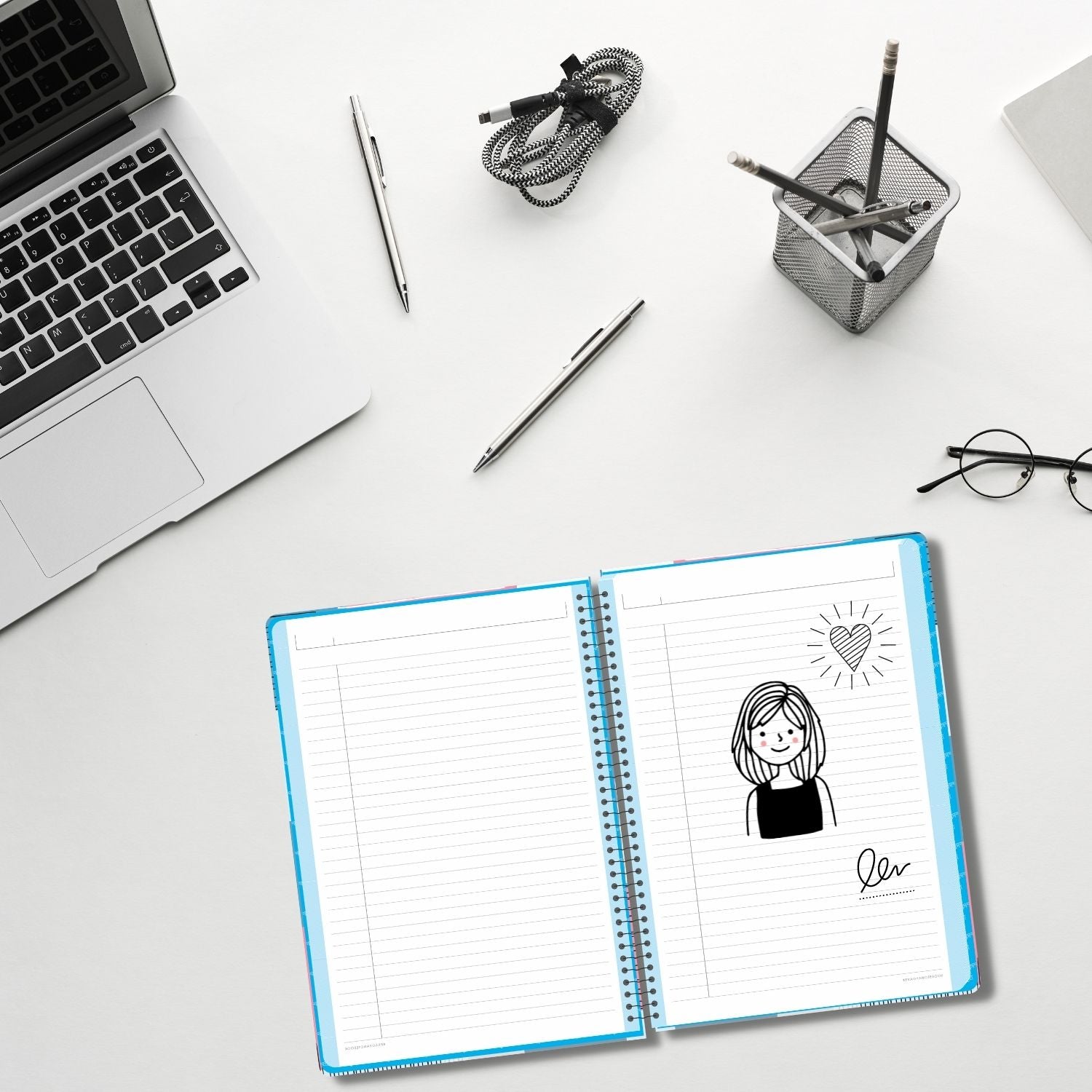 Pragya A4 Notebook (200 Pages, Ruled) Spiral Hard Cover |  Pack of 2