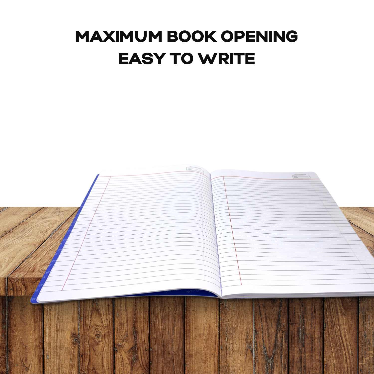 Pragya Luxe Series | A4 Notebook (21 x 29.7 cm) | 228 Pages, Single Ruled | Thread Sewn Binding | 600 GSM Hard Cover | Premium Durable Notebook for Students & Professionals|  Pack of 2